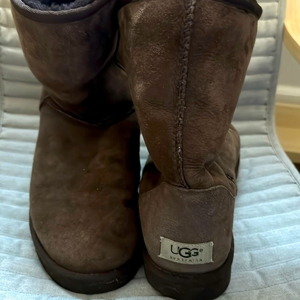 Uggs. Classic short. Chocolate brown size 10